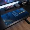 Tappetino per Mouse Grande Personalizzato Lionel Messi, Stampa Testo Nome Personalizzato, Tappetino da Scrivania Antiscivolo con Logo Calcio, Regalo per Gamer