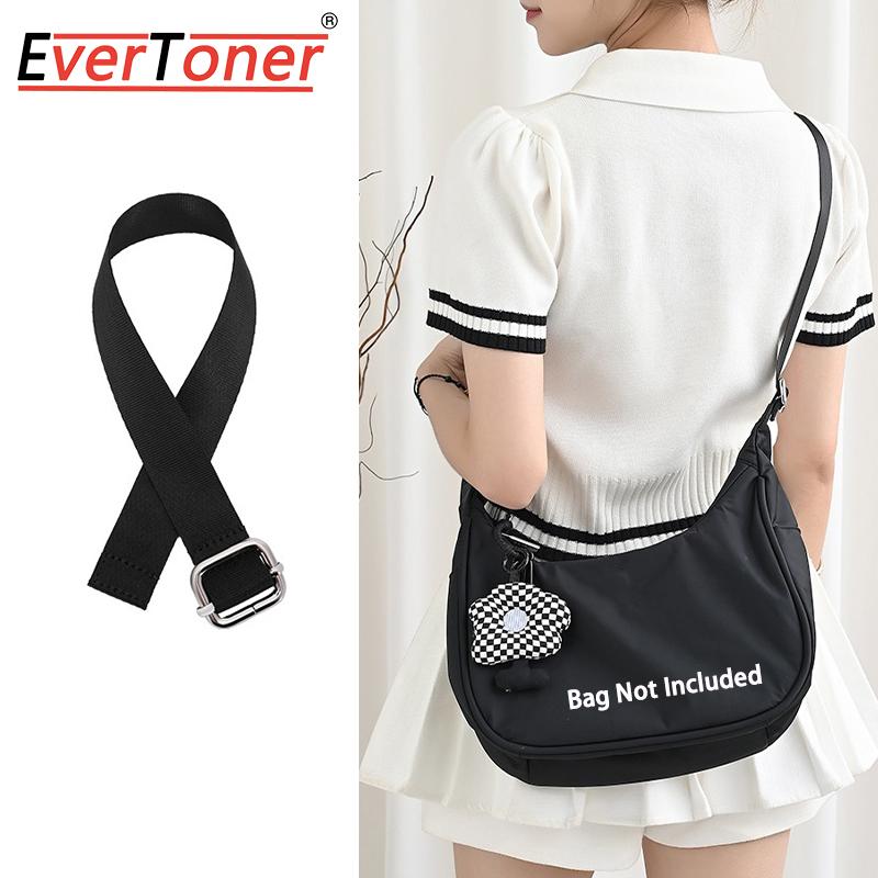 EverToner Adjustable Nylon Bag Straps For Lul-lemon Underarm Bag Women's Crossbody Bags Accessories 40/50cm Belt