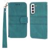 For Samsung Galaxy S25+ Case Wallet Skin-Touch Leather Imprinted Phone Cover