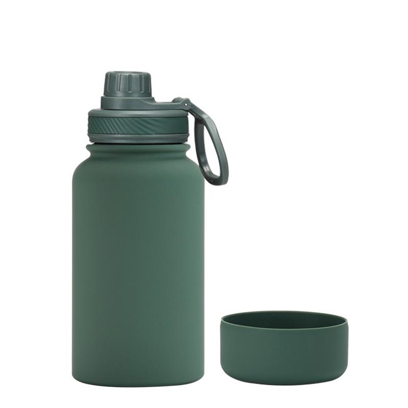 650Ml Stainless Steel Thermos Cup Non-Slip Outdoor Portable Water Cup Simple Wide Mouth Sports Kettle