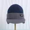 Dual Tone Thermal Knit Beanie Thickened Winter Warm Hat Versatile Couples Hats  Outdoor Activities