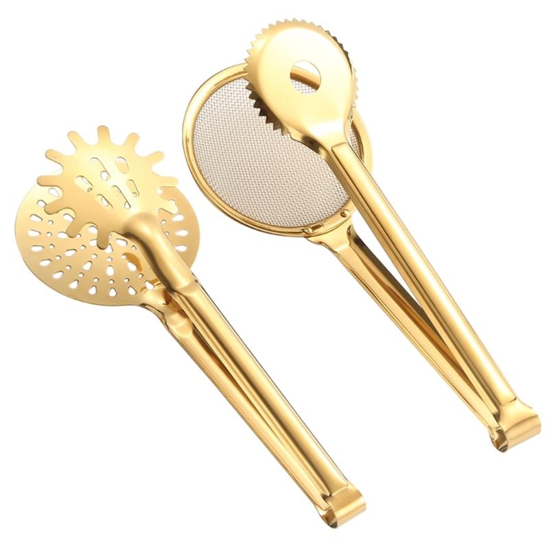 Heat Resistants Fryings Tongs Clamp Strainers Easy to Clean Fryings Food Tongs Oil Filter Food Clip for Kitchen Enthusiasts