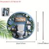 Rustic Wooden Toilet Sign - Charming Figurine Ornaments for Toilet Door, Wall, Room Decor