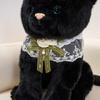33cm/45cm Cute Lifelike Cat Plush Toy Simulation Soft And Comfortable Black Cat Kitten Stuffed Toy Birthday Gift