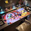 Bunte Cartoon-Charaktere Gaming-Mauspad Gaming-Laptop-Mauspad Ultra-lange Schreibtischmatte Rutschfeste Gummibasis Gaming-Zubehör Ideales Geschenk für Gamer