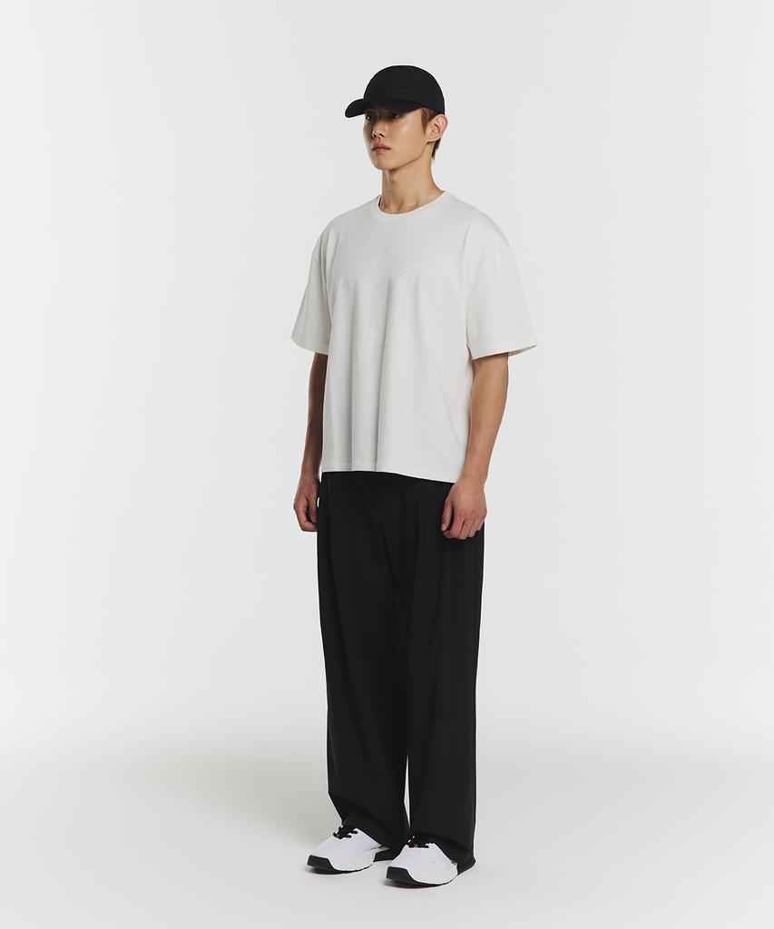 MUSINSA STANDARD SPORTS Cotton Mesh Oversized Crop Short Sleeve (4 Colors)