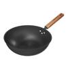 Kombach 32cm Deep Nitrogen Anti-Rust Iron Wok Set