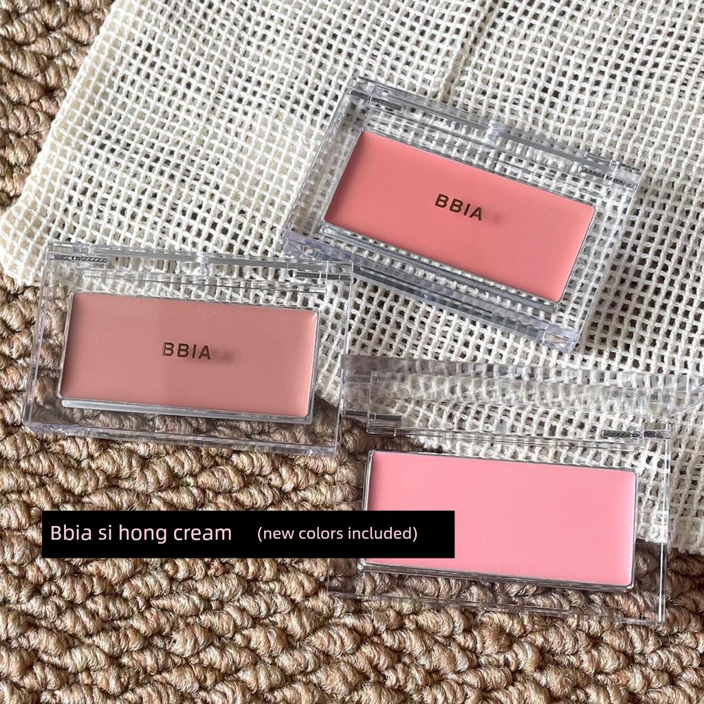 Korean Bbia Blush Cream Single Color Blush Cream for Contouring and Shading, Soft Pink Color for Any Skin Type