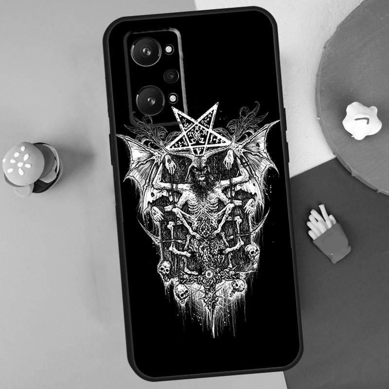 Goat Head Satan For Realme GT7 Pro GT 6T 6 5 C67 C61 C55 C53 C51 C21Y C25S C75 10 11 12 13 14 Pro Plus Case
