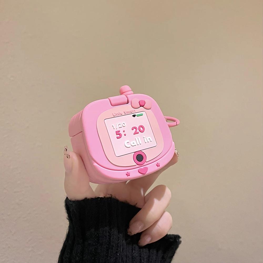 

Чехол для наушников в форме телефона, силиконовый защитный чехол для Airpods 1/2/3/Pro/Pro2