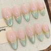 10pcs Hand Painted Gel Press Nails Beautiful Luxury Customized Design Handmade Press On Nails