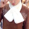 Scarf women's winter imitation rose rabbit fur plush shawl thickened fake collar scarf women's warm thickened plush scarf tide
