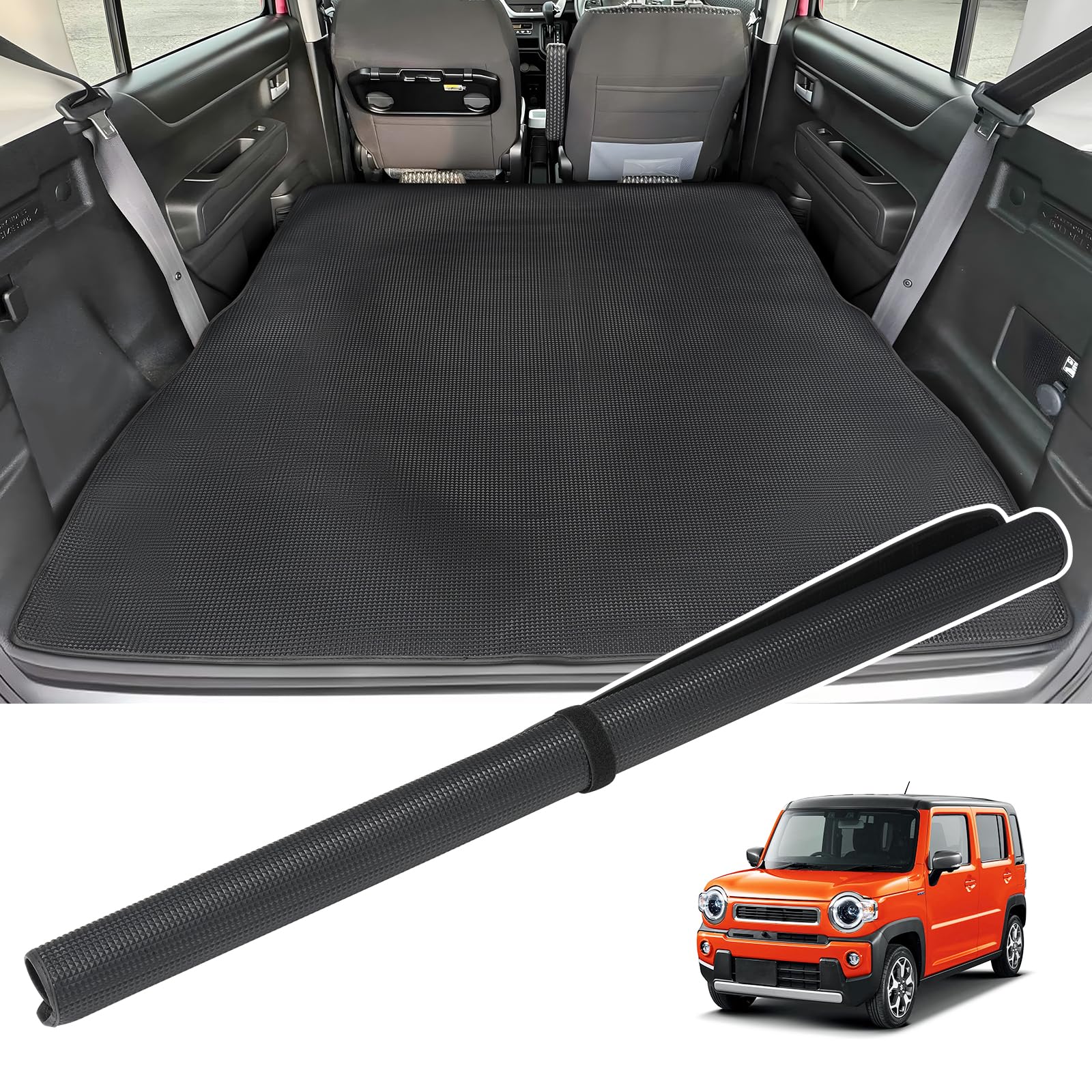 

BUYFULL Коврик в багажник Hustler для MR52S и MR92S Ремешки на липучках позволяют и Легко хранить и от января Hustlers. сворачивающееся хранение. Водонепроницаемый,