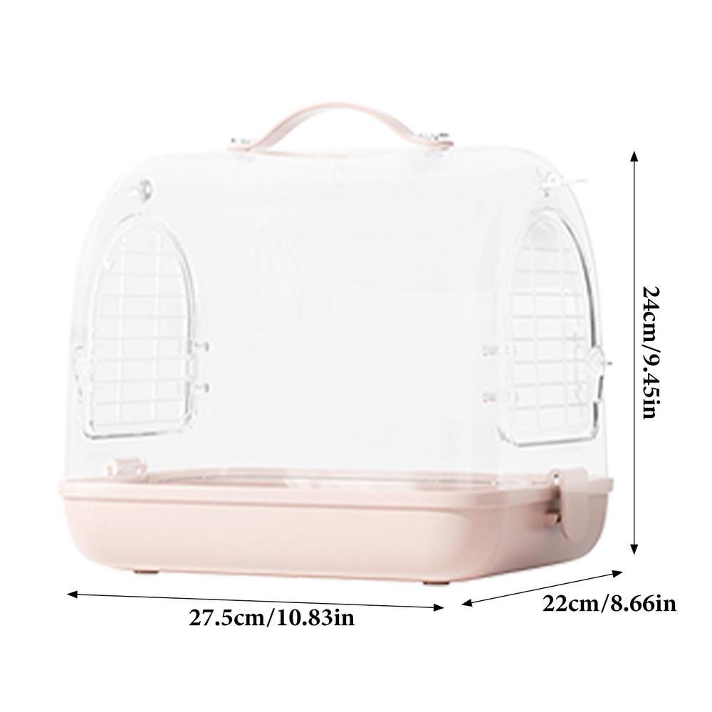 Переносная клетка для птиц Портативный рюкзак-переноска для птиц Прозрачная клетка для какаду Съемная дышащая сумка для транспортировки птиц Какаду