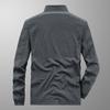 Casual Jacket Men's Spring and Autumn Thin Top Loose Large Size Middle-aged and Young Business Casual Stand-up Collar Jacket