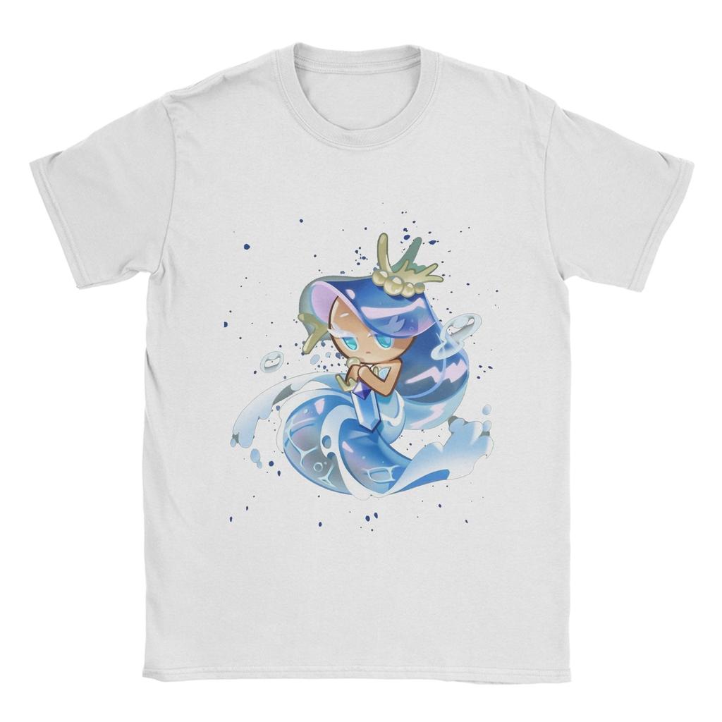 Cookie Run Kingdom   Letní tričko   Čistě bavlněná trička pro páry Harajuku designové tričko Krátký rukáv Y2K Základní top trička