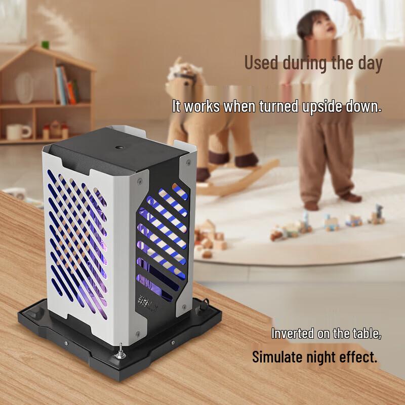 Outdoor Solar Mosquito Killer Lamp with LED Light