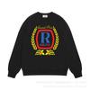 Mens Oversized Streetwear Hoodie With Bold Letter Print Cotton Sweatshirt Winter Casual Top