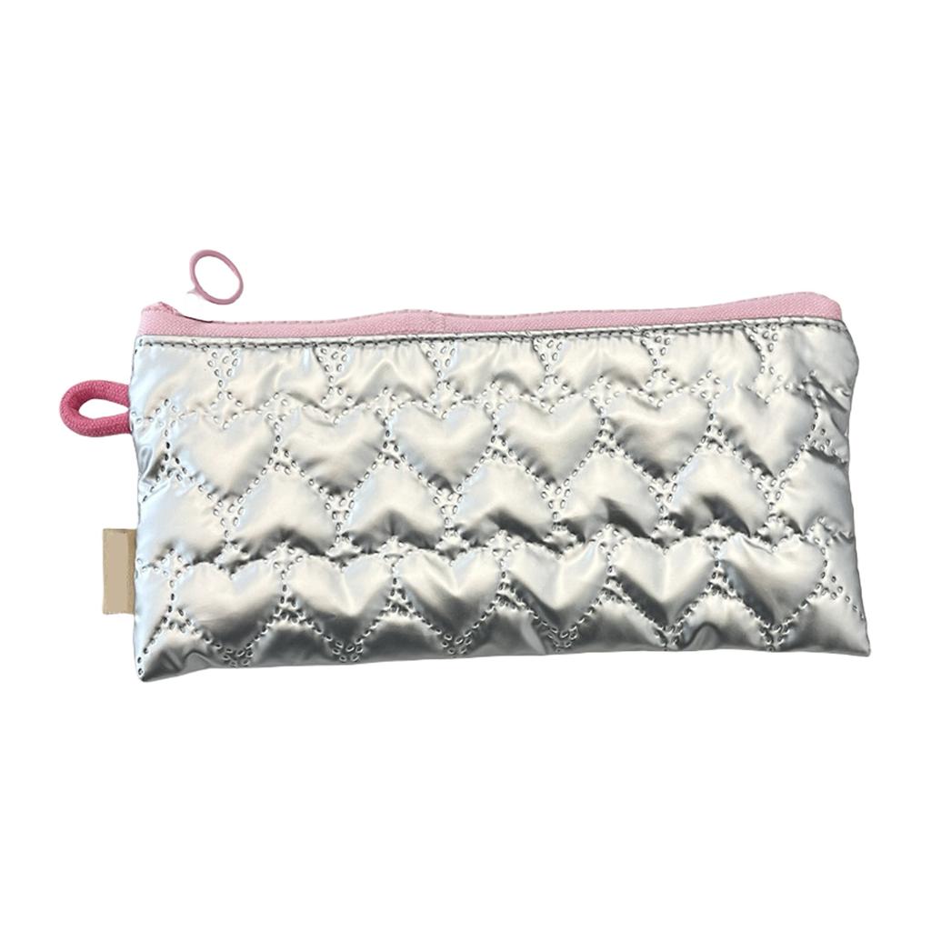 Bows Change Purse Flip Pencil Case Quilted Wallets Money Bag Coin Purse Change Bag Simple Change Purse Cosmetic Bag