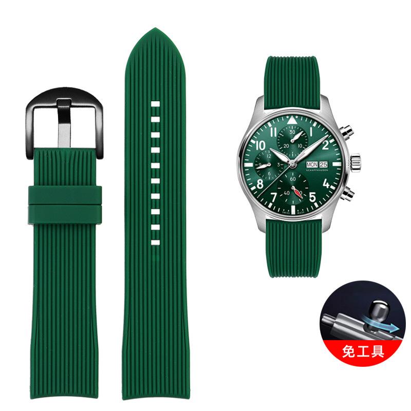 

Классический ремешок для часов Arc Mouth 22 мм 20 мм для Mido Casio EFR-303 ECB900 Citizen Longines Omega резиновый силиконовый ремешок для часов водонепроницаемый 22mm