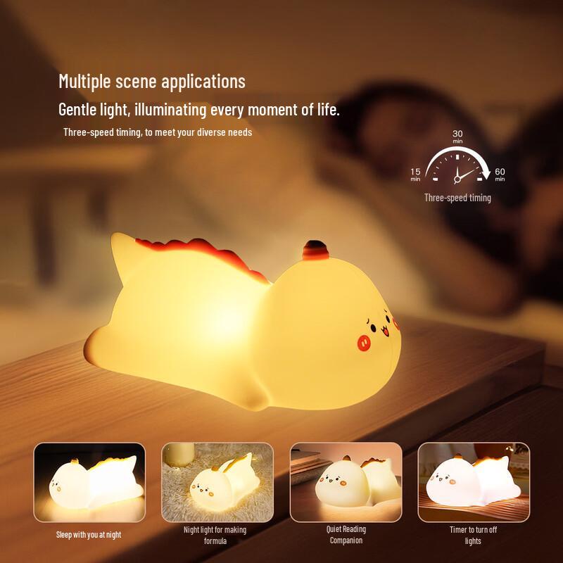 Dreamy Little Dinosaur Pat-Pat Night Light