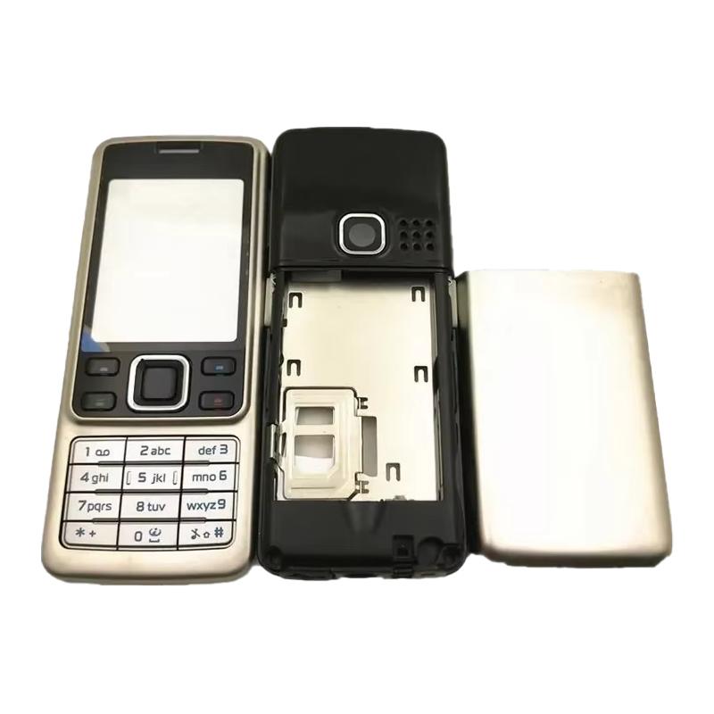 Carcasă Completă Telefon Mobil Cadru Capac Spate Baterie Tastatură Engleză Pentru Nokia 6300