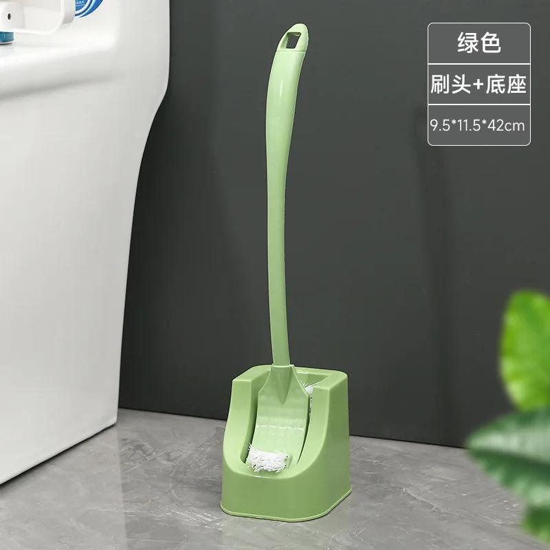Toilet Brush Long Handle Refillable Bathroom Cleaning Accessories Double Sided Toilet Cleaning Supplies Wc