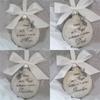 Gifts Christmas Tree Angel In Heaven Hanging Ornament Family Pendant Memorial Ornament Feather Ball