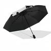 1pc Gothic Hello Kitty Automatic Open Close Umbrella  Windproof Canopy, Automatic Open Close Button10137