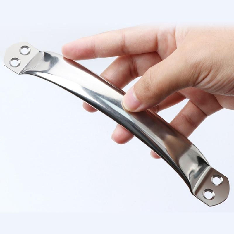 Round Tube Cabinets Handle Heavy Type Stainless Steel Pull For Furniture Drawer Door Chopping Board Simple Mounting Hardware Accessories