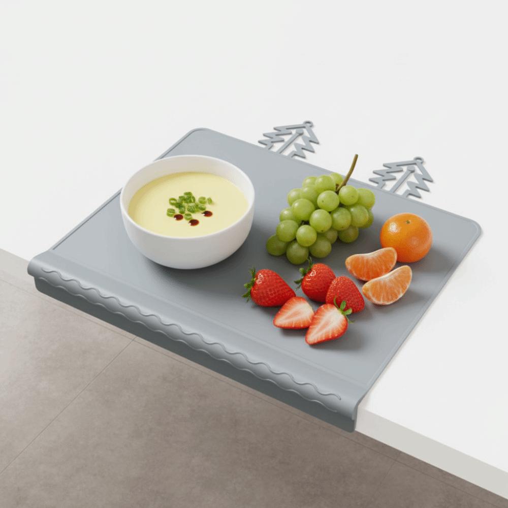 Roll Up Silicone Kids Placemat Non-Slip Design Children Tableware Pad  Restaurant Use
