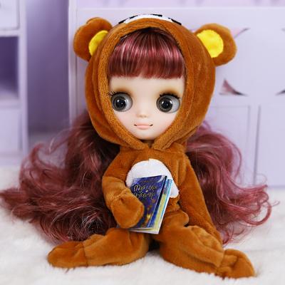 ICY DBS Blyth Middie Doll Joint Body 20 ס"מ בובת עירום מותאמת אישית או סט מלא כולל בגדים ונעליים מתנת צעצוע עשה זאת בעצמך לילדות