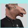 Hilarious Camel Animal Head Mask Made Of Durable Latex Perfect For Festive Celebrations