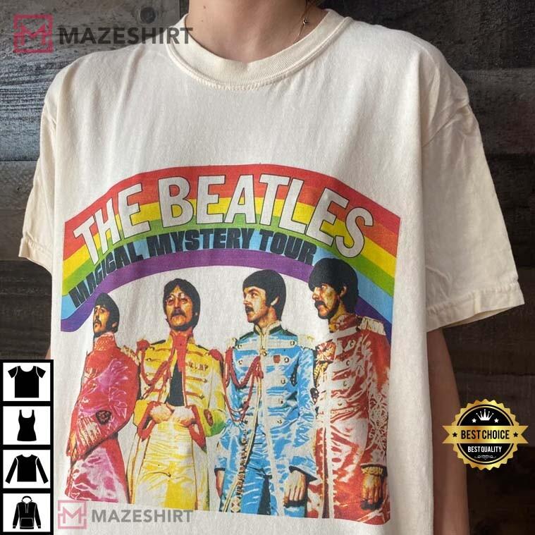 Футболка The Beatles, Подарок The Beatles 1980 для фаната, Унисекс S-5XL, Унисекс футболка VN4013 M