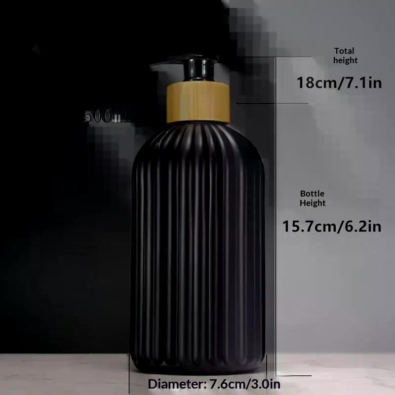 1pcs Bathroom Kitchen Soap Dispensers 500ml Refillable Hand Dish Soap Bottles Ideal For Kitchen Sink Decor Bottling Soap Bottle