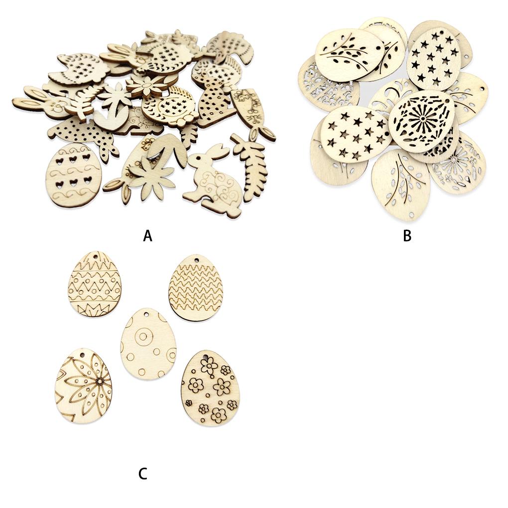 1 Set Wood Slice Lovely Hanging Ornaments Holiday Party Decorations Embellishments Slices for Home Tree Yards Home Wall