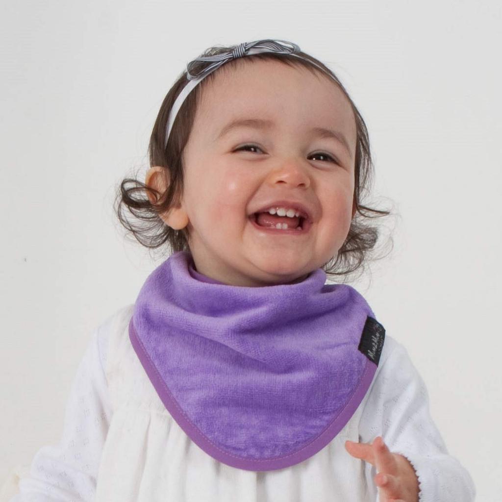 Mum 2 Mum Lätzchen-Bandana für Babys, Schockierende Lätzchen, Rosa, Rosa, Lila, 3er-Pack (x1)