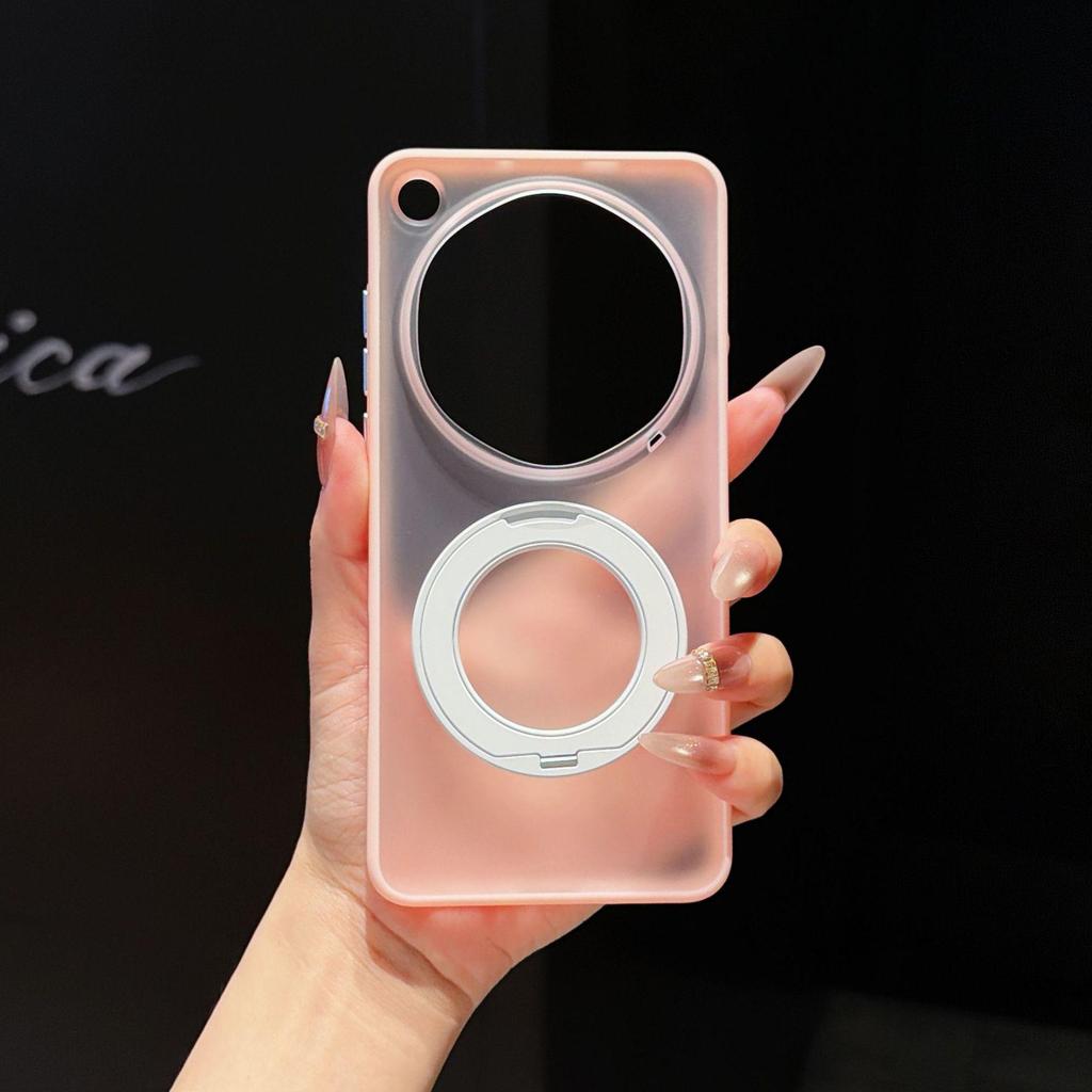OPPO FindX9 Ultra Magnetic Rotating Bracket Frosted Phone Case