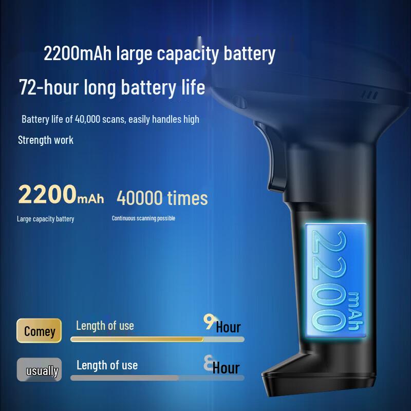 Kemi T50W Smart Wireless Barcode Scanner