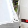 2 uds. Pegatinas Protectoras Antirrayaduras para Esquina de Puerta de Coche para Mitsubishi Ralliart Lancer ASX L200 Colt Pajero Outlander Eclipse