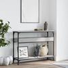 VidaXL Console Table with Shelf Sonoma Grey 100x29x75 Cm 837720