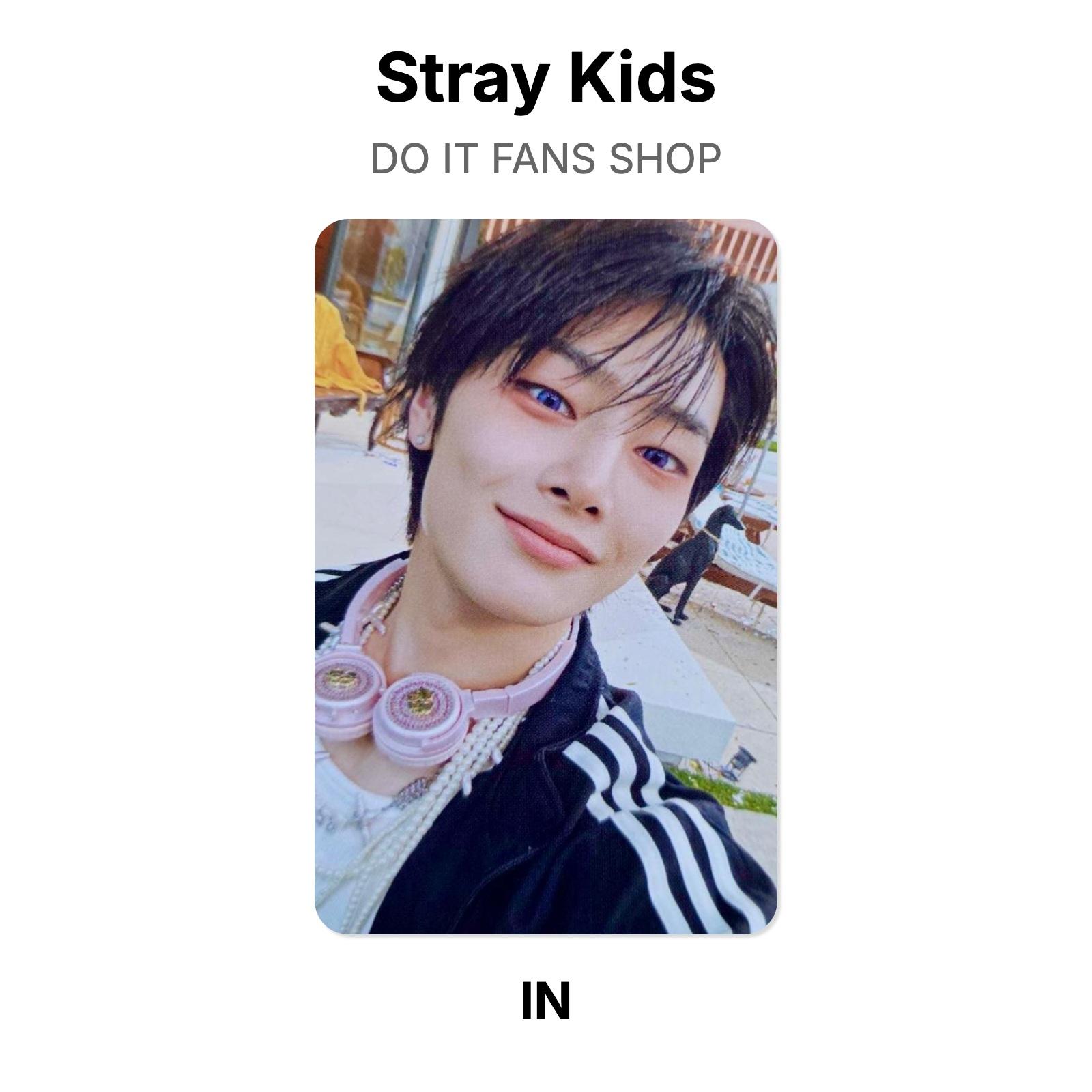 Stray Kids DO IT FANS SHOP Official Photocard I.N