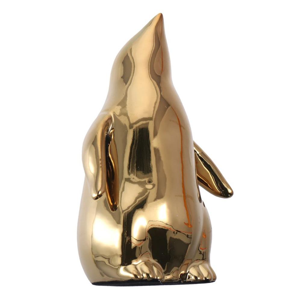 

Золотые/серебряные украшения и украшения для дома, белые фарфоровые украшения с изображением пингвина для дома B