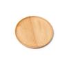Wood Tableware Round Kitchen Supplies Hand-made Dessert Plate Snack Plate Wood Plate Tea Tray