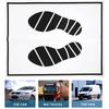25/50/100Pcs Disposable Car Foot Mats Portable Paper Vehicle Foot Pads For Protection Disposable Car Mat Paper Anti-dirty Mat