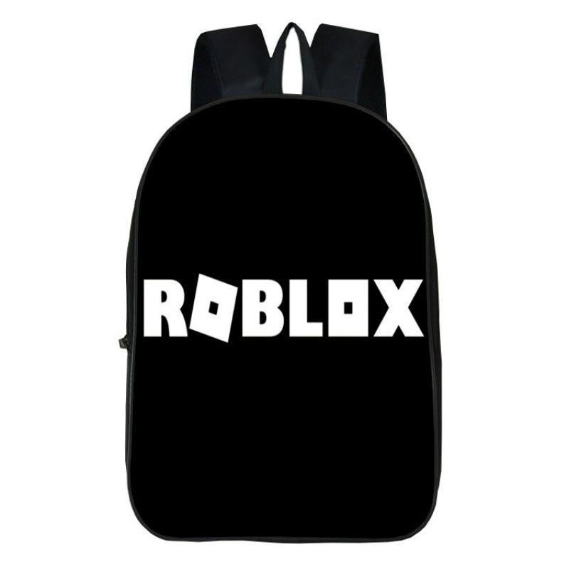 Roblox Pattern Kids School Backpack With Large Capacity And Durable Polyester Material
