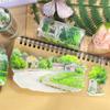 80mm*5m Vintage Sommer Stadt Straßenbaum Landschaft PET-Klebeband Kreatives DIY Journal Material Collage Scrapbooking Schreibwaren