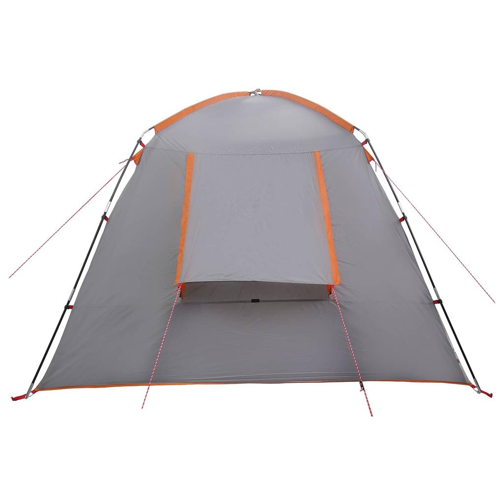 Cabin Tent Gray and Orange 300 x 210 x 156 cm Polyester