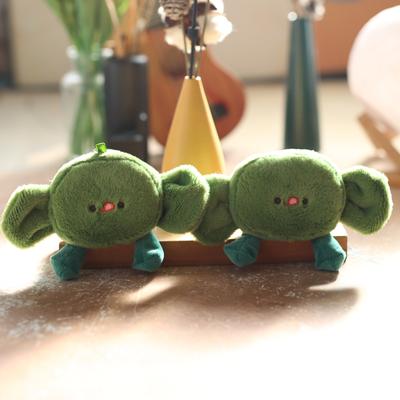 Lindo pingente pequeno de nó de alga marinha, brinquedo de pelúcia, boneca de desenho animado, bolsa, chaveiro pendurado, boneca