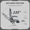 Ergonomic High Back Gaming Chair for Adults, Printed Velvet Computer Recliner Chair with Footrest, Lumbar Support